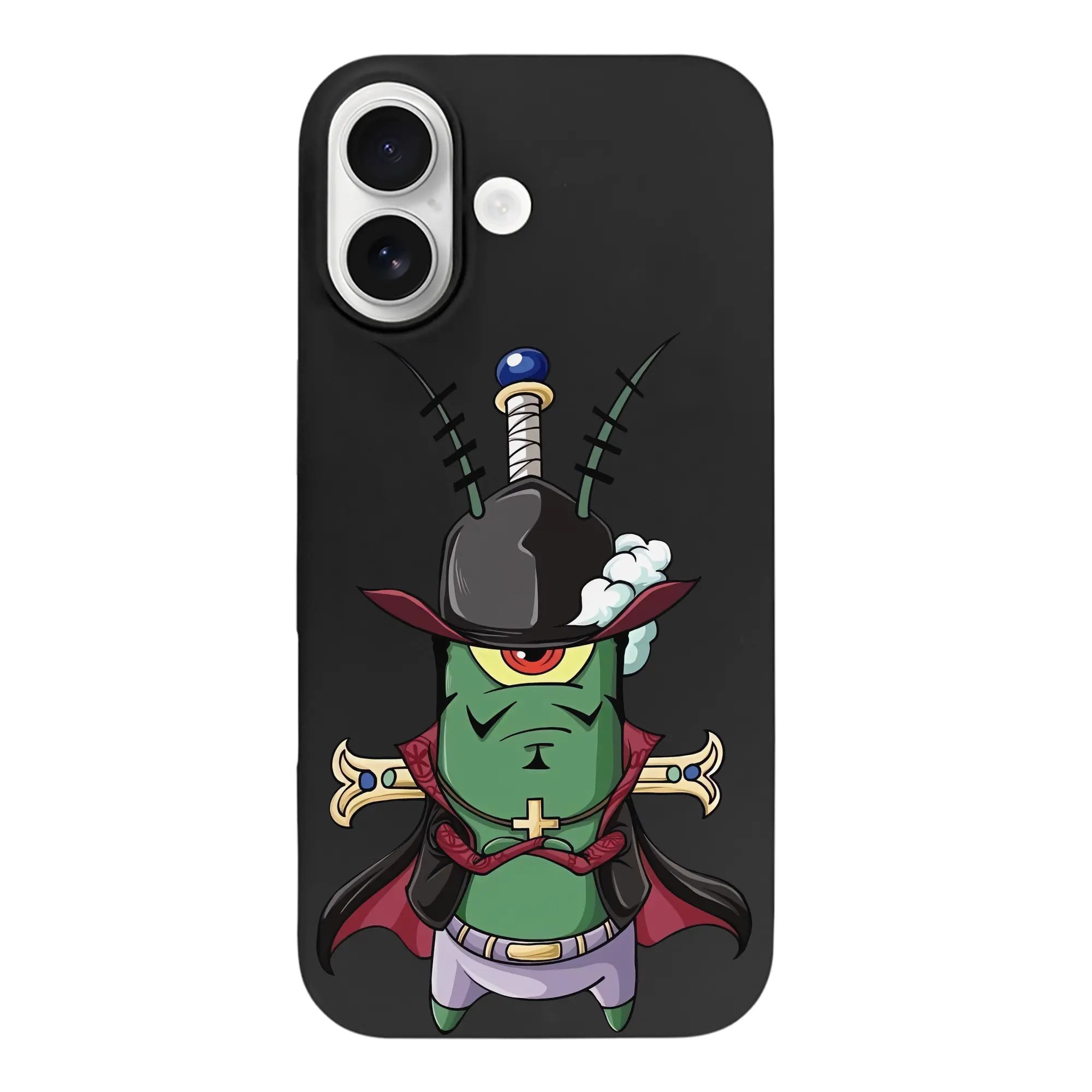 スポンジボブ グッズ プランクトン - iPhone 17 シリーズ シリコンケース 薄型 耐衝撃 指紋防止 ソフトタッチカバー 精密フィット 傷防止 保護ケース iPhone 17/17 Air/17 Pro/17 Pro Max 対応